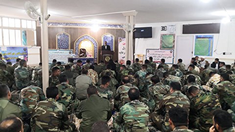 سخنرانی در جمع پایوران تیپ 55 هوابرد ارتش جمهوری اسلامی