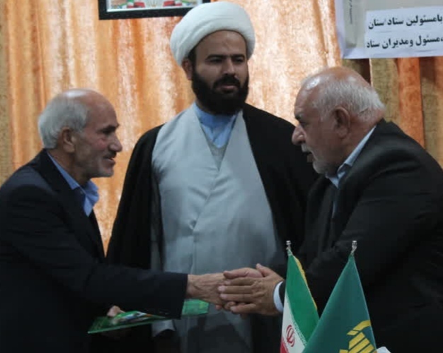 مسؤول ستاد عتبات عالیات شهرستان بوانات معارفه شد